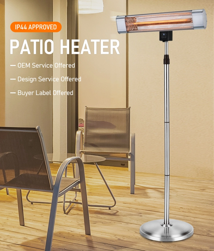 Wall Mounting Patio Heater Carbon Fiber Electric Powered Heater Carbon Fiber Wall Mounting Heater with IR Sensor and Remote Controller