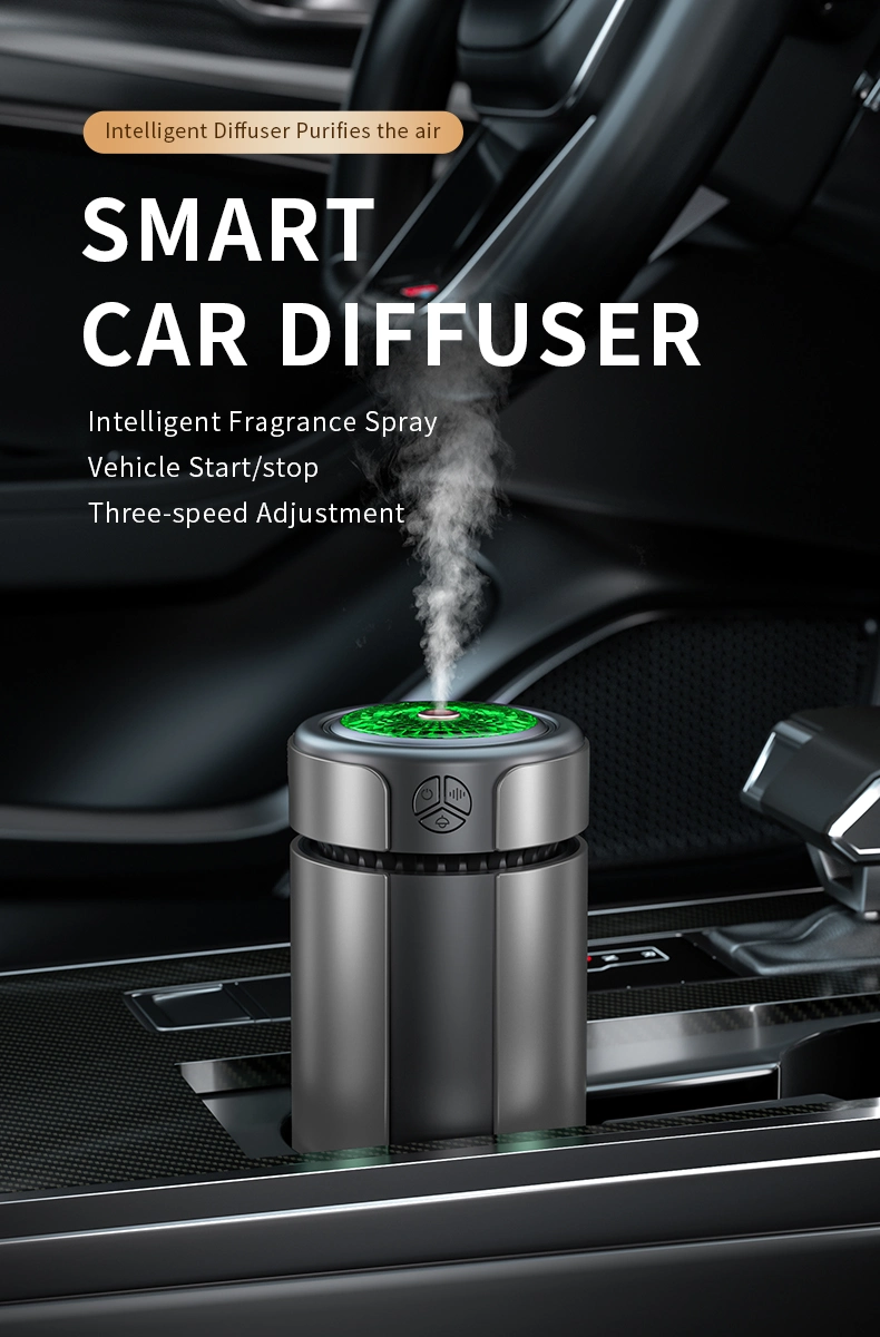 Metal High Quality Portable Fragrance Oil Aroma Diffuser Car Scent Diffuser