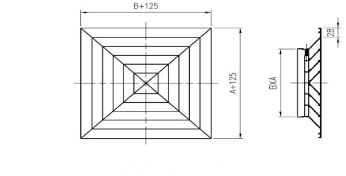 Fk-31 Four Side Blowing Diffuser OEM