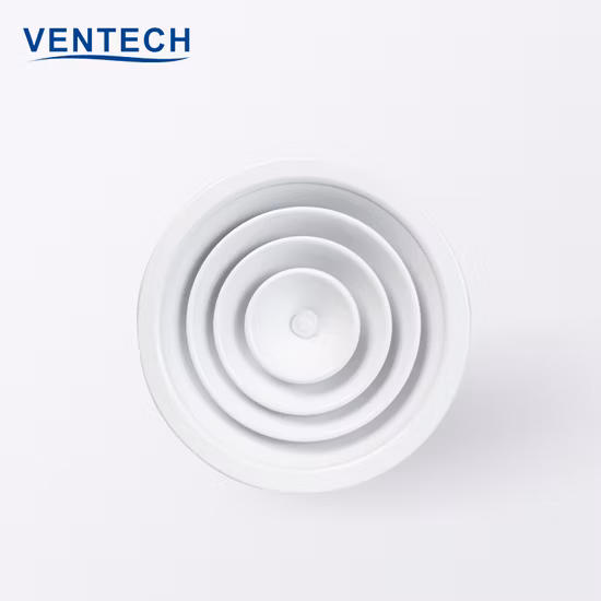 HVAC 시스템용 유연한 환기 덕트, 알루미늄 급기 디퓨저, 원형 천장 디퓨저