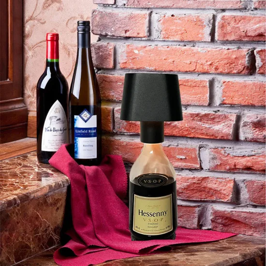 레스토랑 와인병 전원 터치 야외 테이블 램프 홈 장식